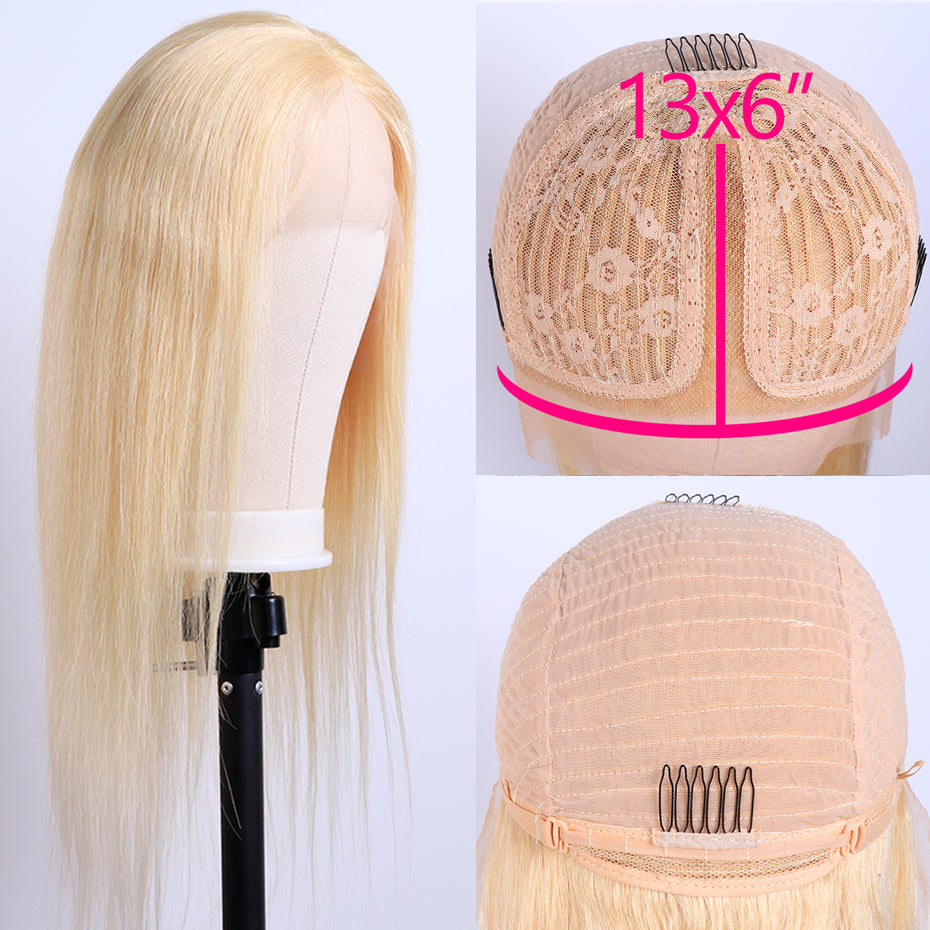 Long Straight Synthetic Wig for Women - Blondu Mid-Section Hair, Multiple Lengths