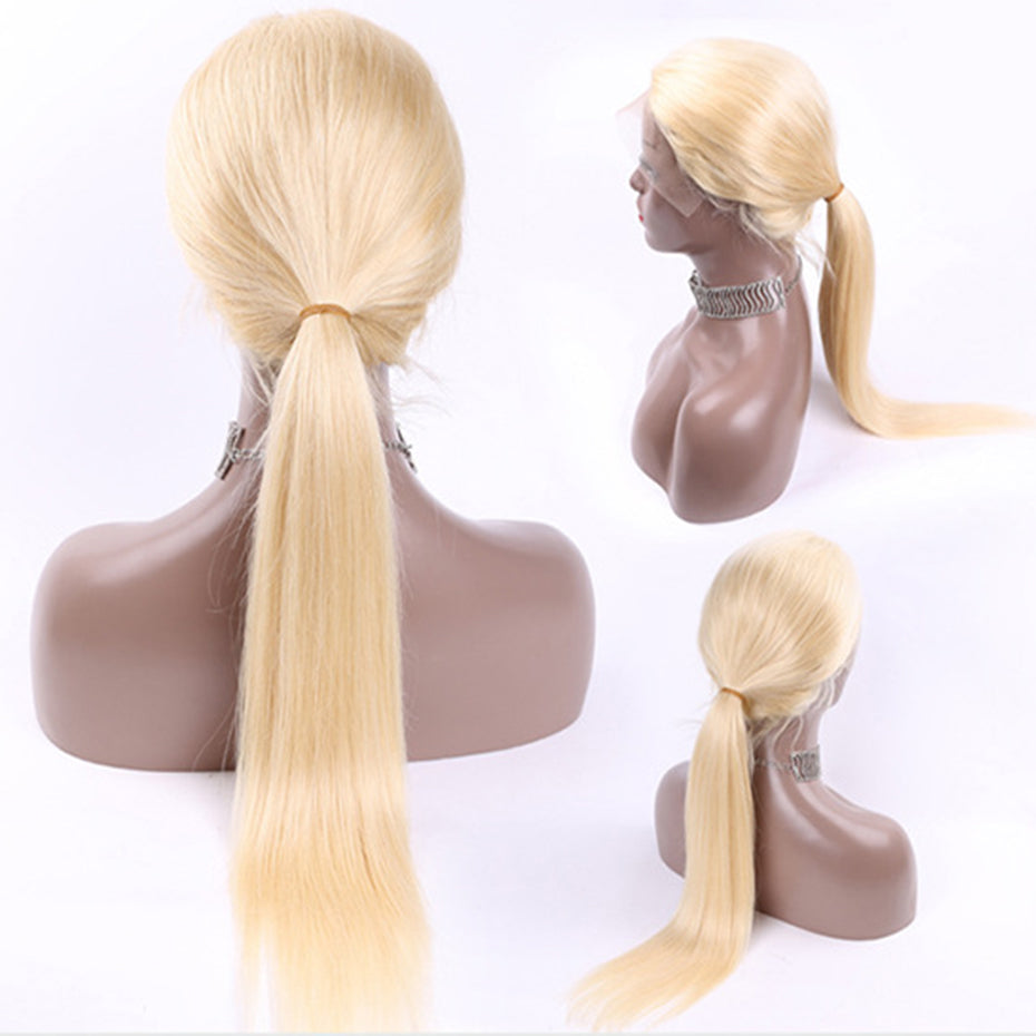 Long Straight Synthetic Wig for Women - Blondu Mid-Section Hair, Multiple Lengths