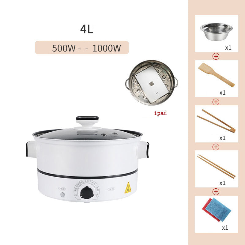 Multifunctional Electric Hot Pot Cooker for Dorms and Small Kitchens