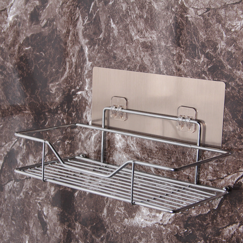 Wall-Mounted Kitchen and Bathroom Storage Rack Adjustable Viscose Iron