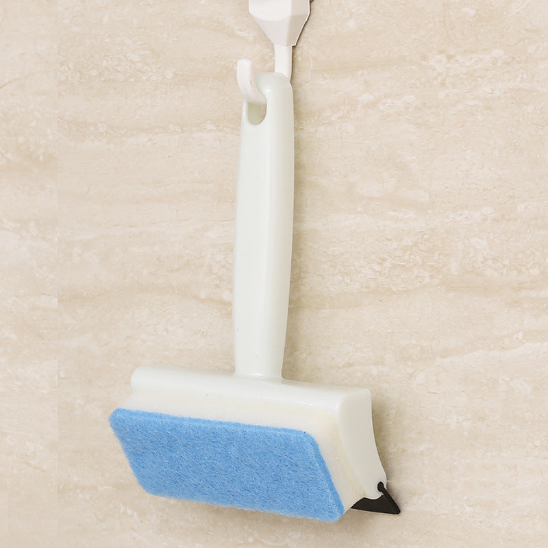Household Glass Wiper and Window Cleaner - Double Sided, Blue & White