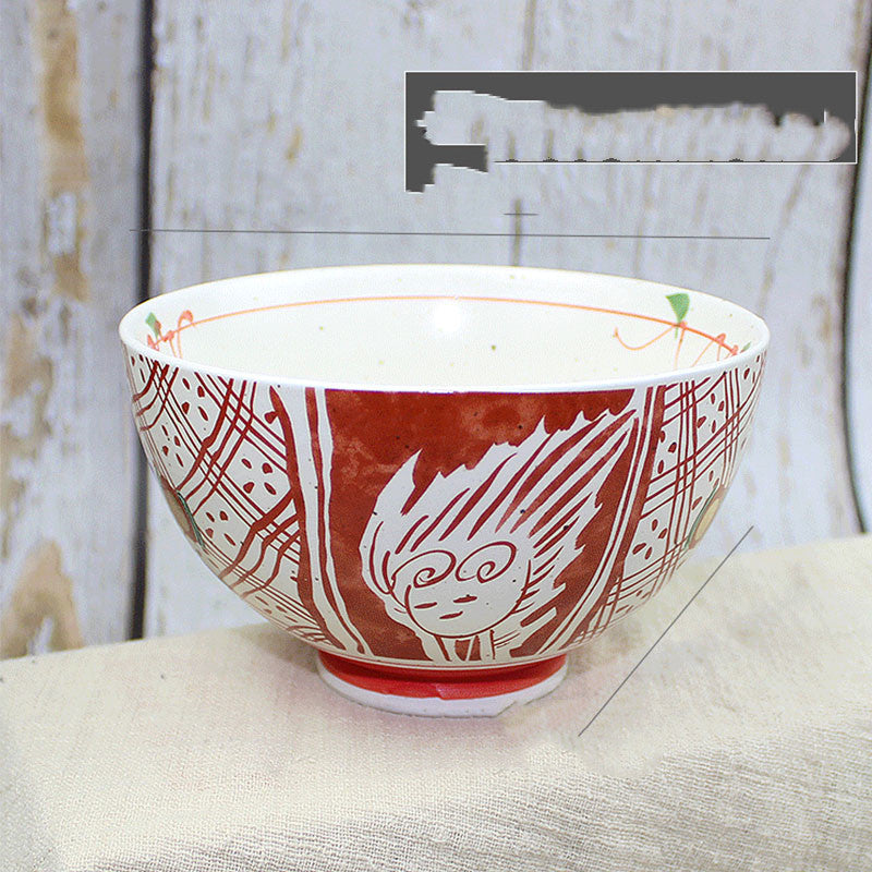 Japanese Porcelain Soup Bowl & Sashimi Platter - Retro Style Kitchen Dinnerware