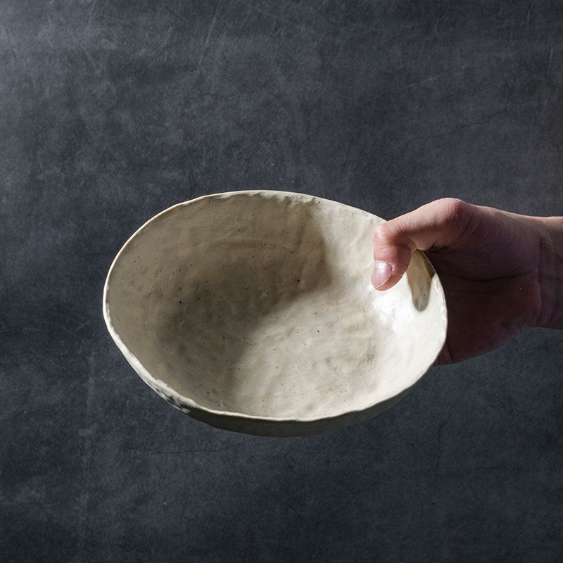 Irregular Ceramic Tableware Set - Hand-Kneaded Kitchen & Dining Decor