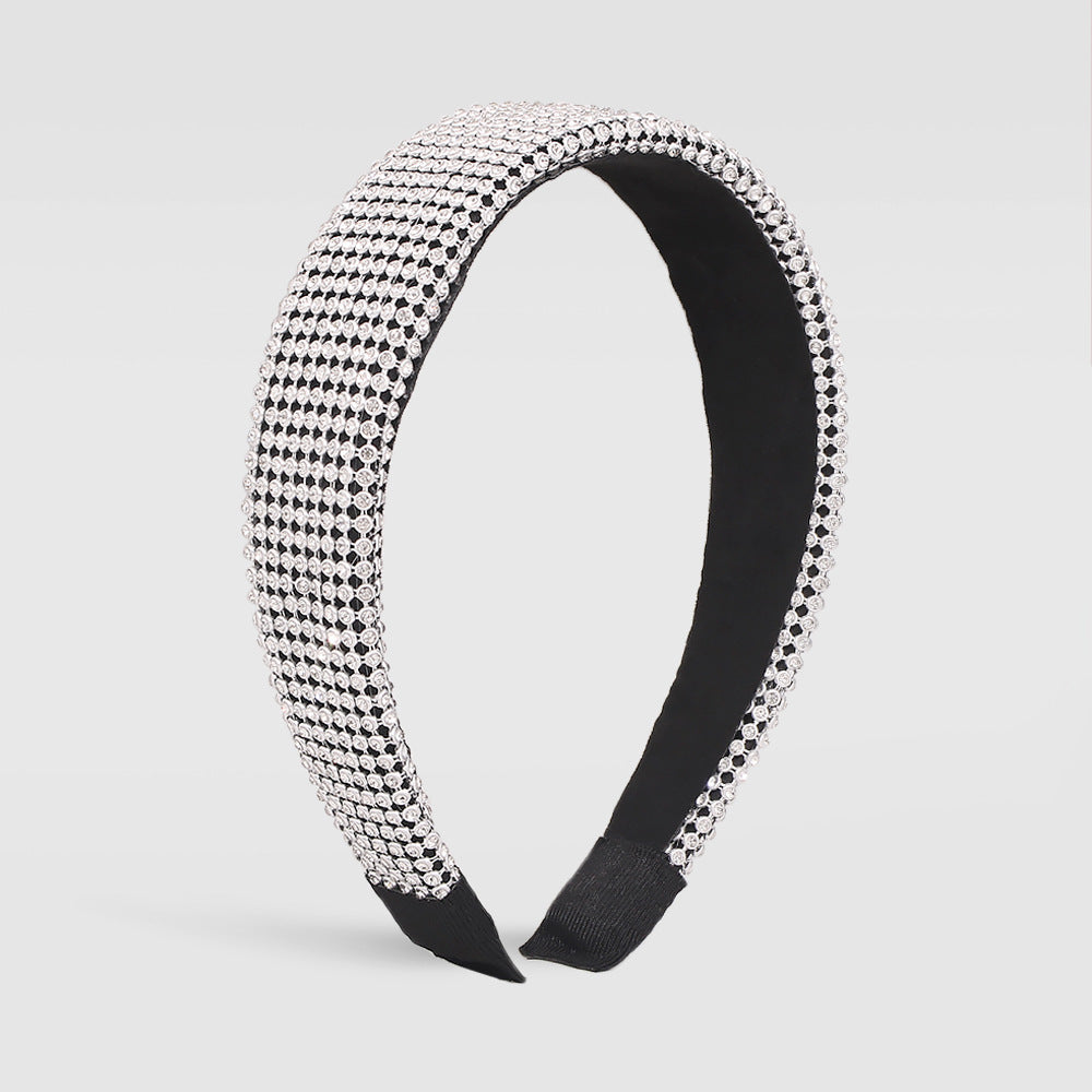 Diamond Alloy Headband with Claw Chain - Multiple Colors