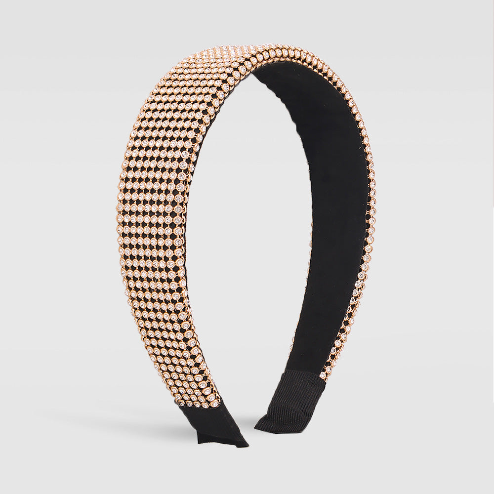 Diamond Alloy Headband with Claw Chain - Multiple Colors
