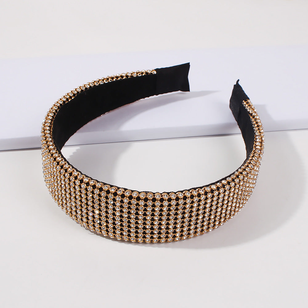 Diamond Alloy Headband with Claw Chain - Multiple Colors