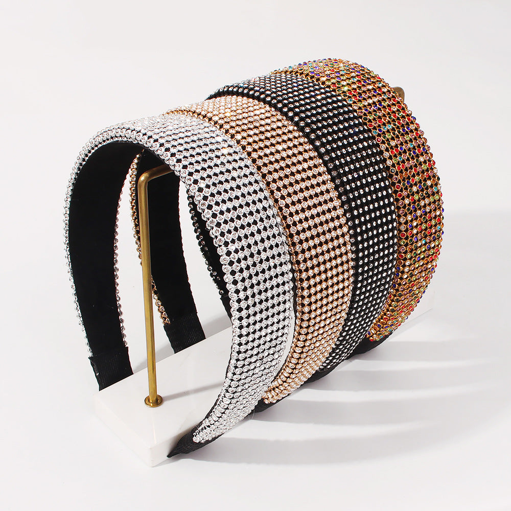 Diamond Alloy Headband with Claw Chain - Multiple Colors