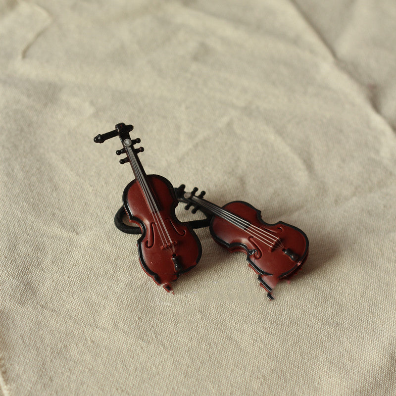 Guitar Hairpin Decoration Hair Accessory - Soft Girl Style