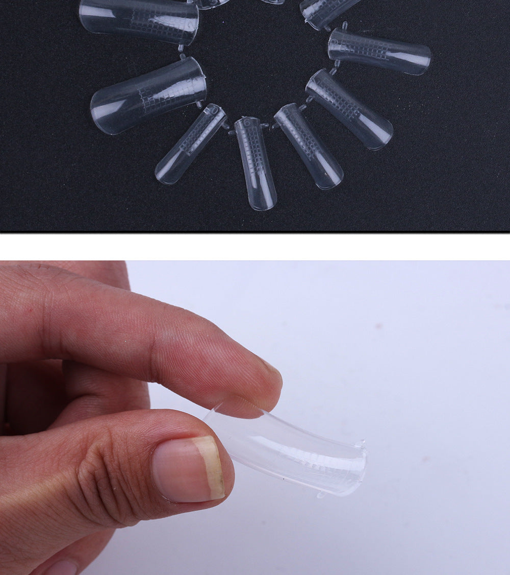Nail Extension Glue 100 Pieces Transparent Nail Art Adhesive Kit