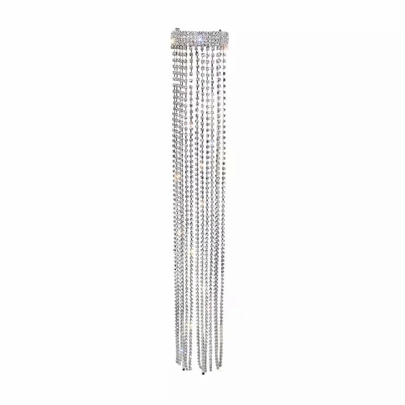 Women's Diamond Hair Comb - Silver Korean Style