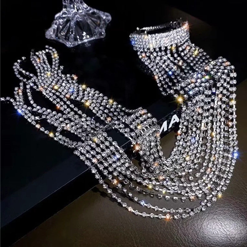 Women's Diamond Hair Comb - Silver Korean Style