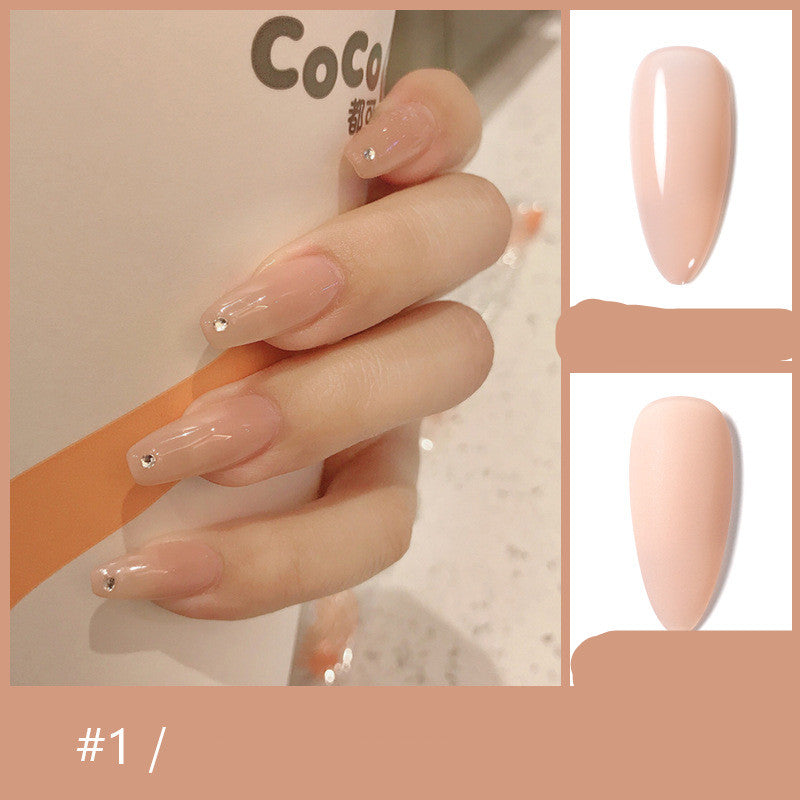 48-Color Nail Polish Set with Nail Art Glue for Professional Manicure