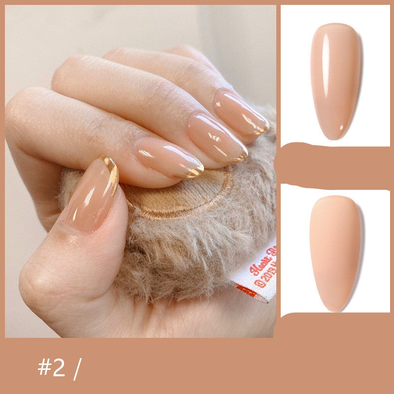 48-Color Nail Polish Set with Nail Art Glue for Professional Manicure