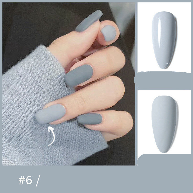 48-Color Nail Polish Set with Nail Art Glue for Professional Manicure