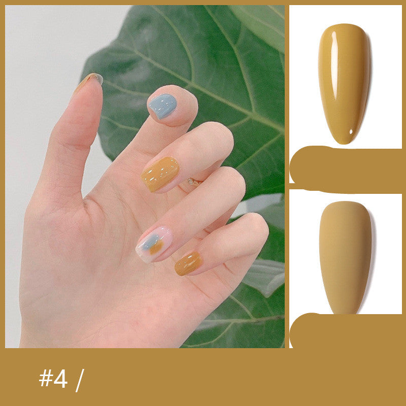 48-Color Nail Polish Set with Nail Art Glue for Professional Manicure