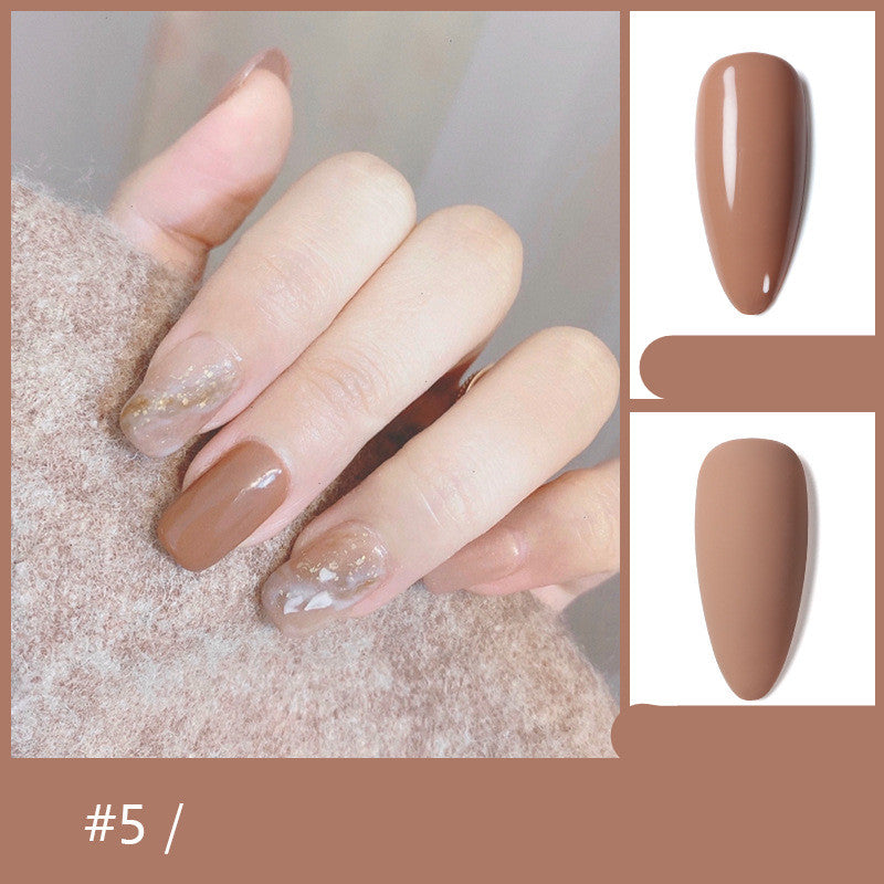 48-Color Nail Polish Set with Nail Art Glue for Professional Manicure