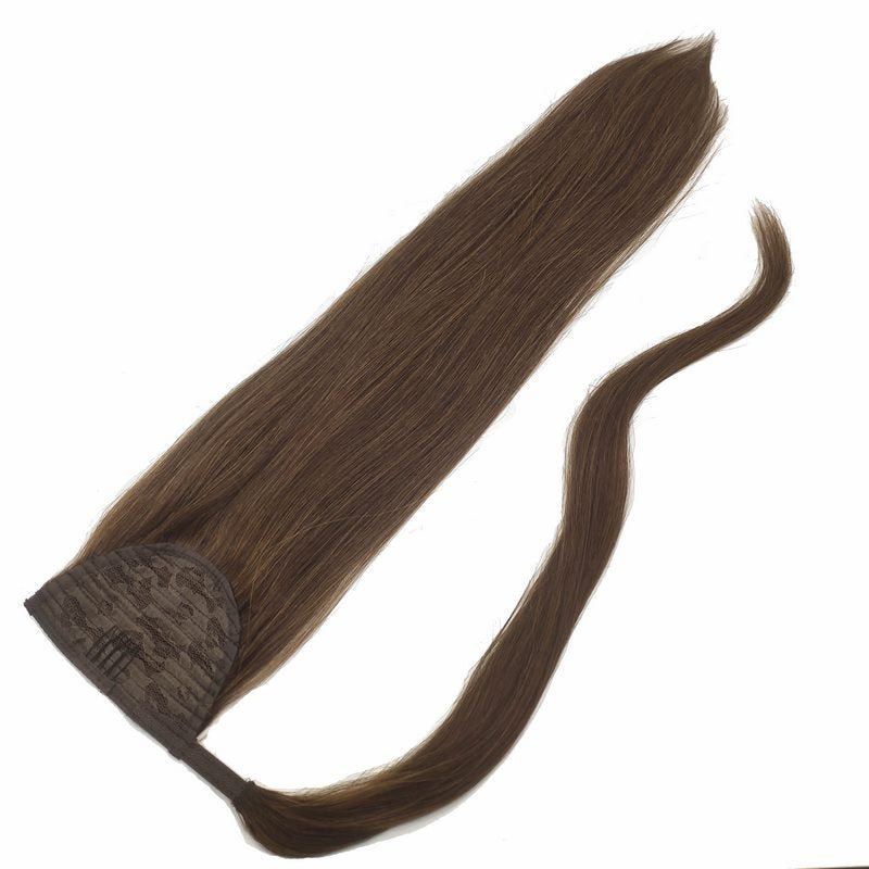Real Human Hair Velcro Ponytail Extension