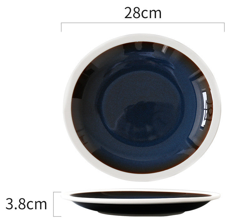 Ceramic Retro Western Tableware Set - Bowls, Plates & Serveware