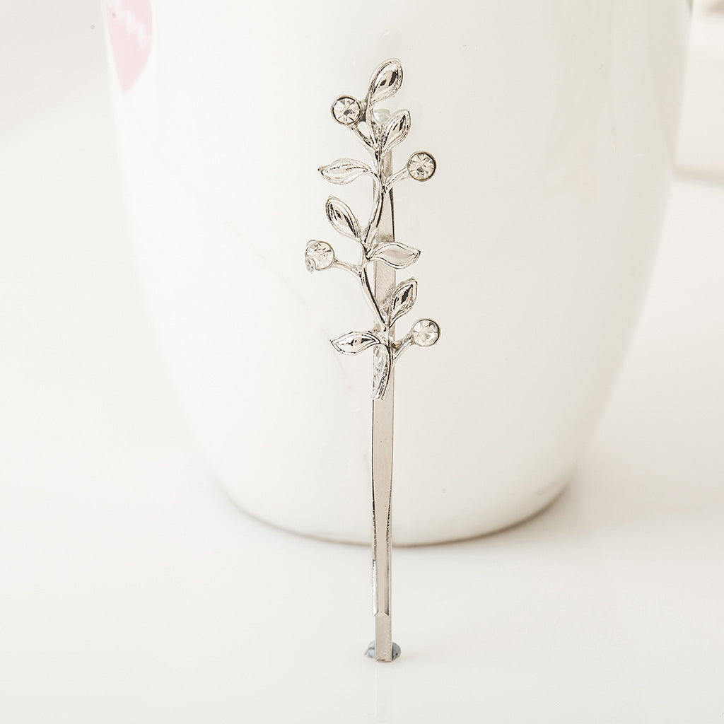 Metal Leaf Hair Clip Barrettes for Women Girls Hair Accessories Stylish Hairpin