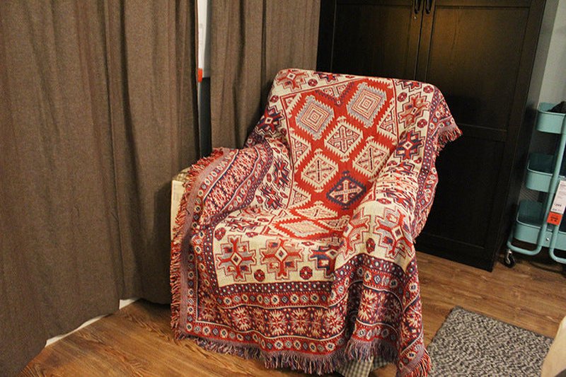 Art Nordic Decorative Carpet Tapestry Blanket for Home & Garden