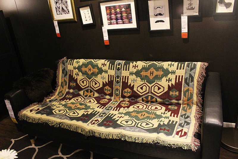Art Nordic Decorative Carpet Tapestry Blanket for Home & Garden
