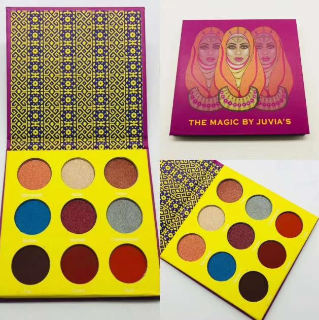 16-Color Eyeshadow Palette for Versatile Makeup - Waterproof & Velvet Finish