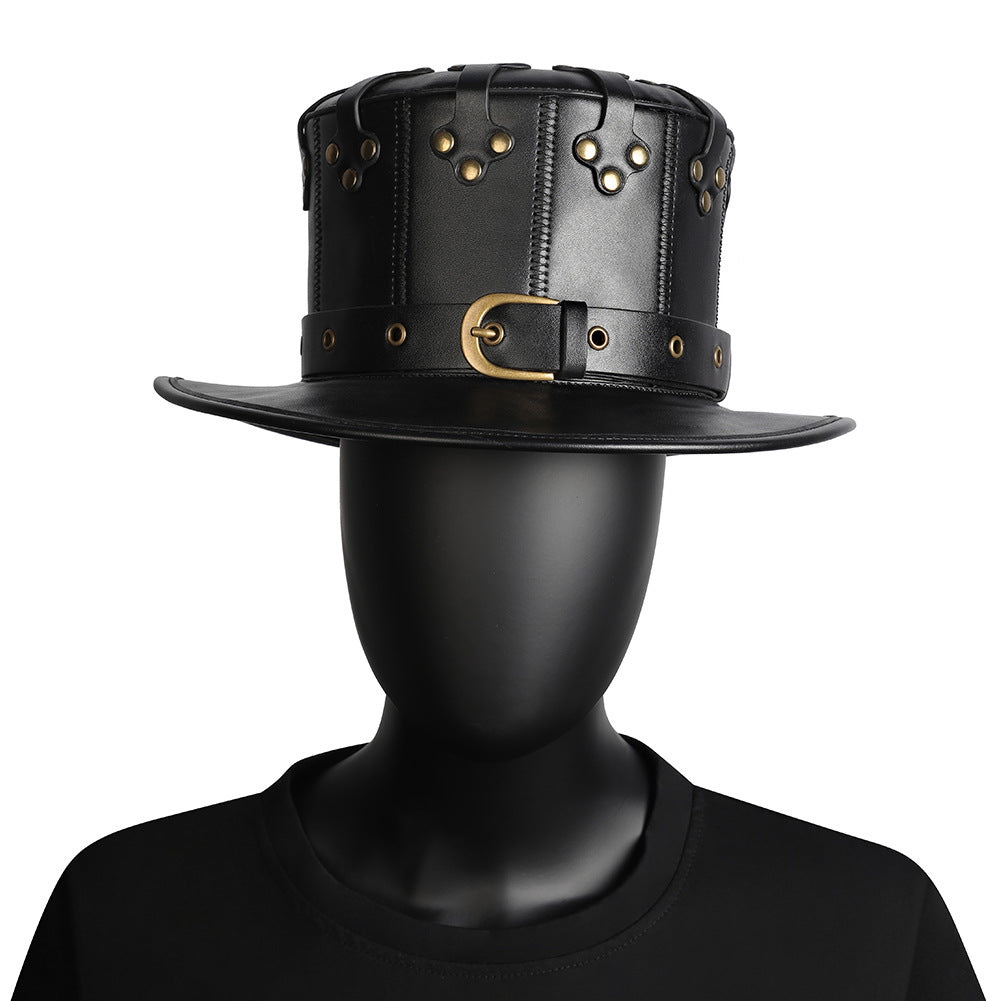 European & American Punk Plague Doctor Top Hat - Steampunk Costume Accessory