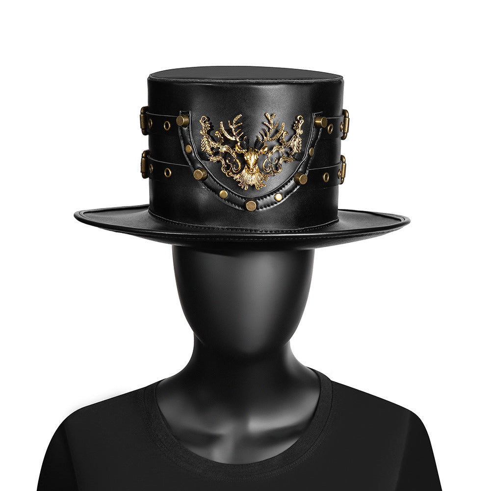 European & American Punk Plague Doctor Top Hat - Steampunk Costume Accessory