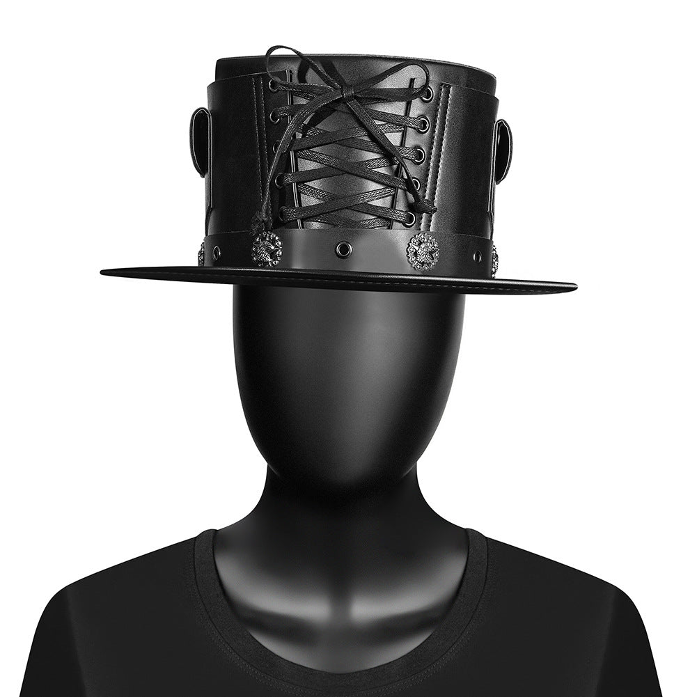 European & American Punk Plague Doctor Top Hat - Steampunk Costume Accessory