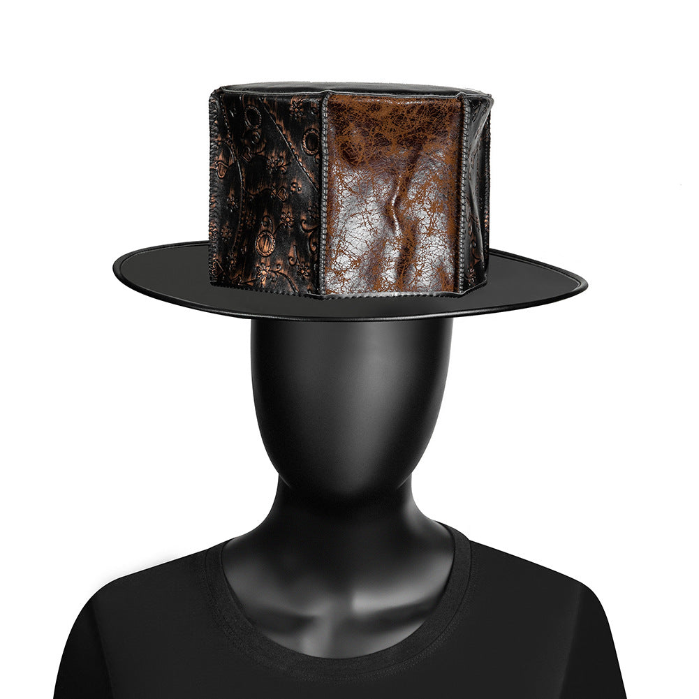 European & American Punk Plague Doctor Top Hat - Steampunk Costume Accessory