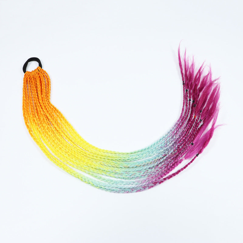 Braided Ponytail Hair Piece - Heat-Resistant Synthetic