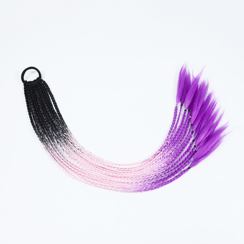Braided Ponytail Hair Piece - Heat-Resistant Synthetic