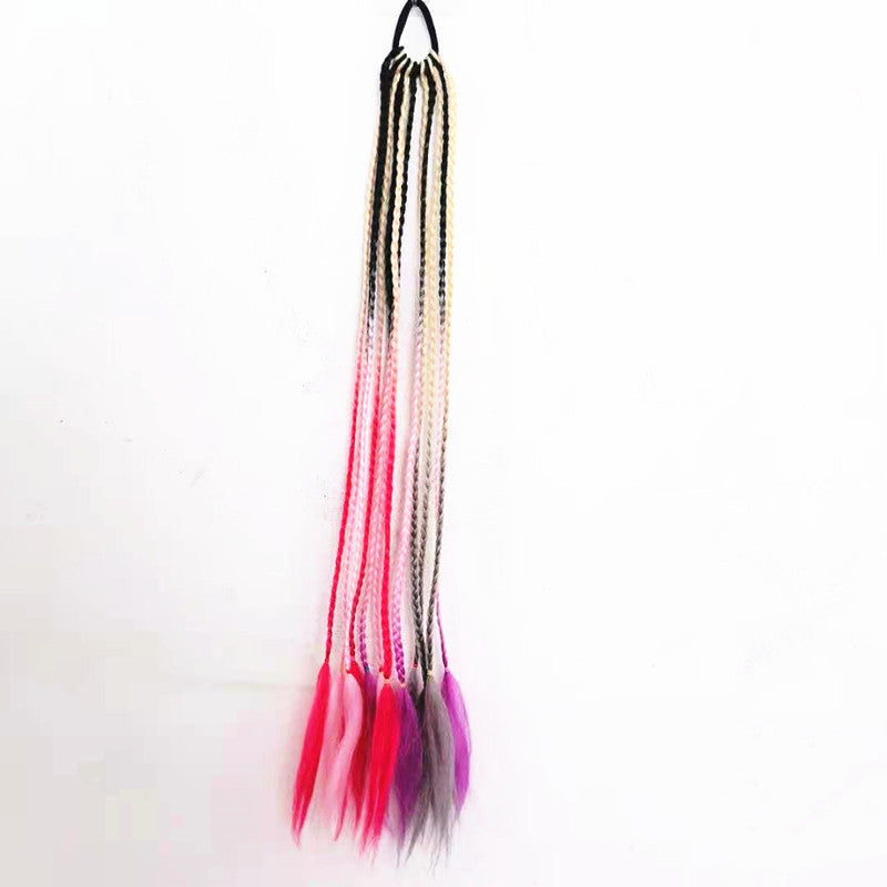 Braided Ponytail Hair Piece - Heat-Resistant Synthetic