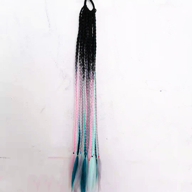 Braided Ponytail Hair Piece - Heat-Resistant Synthetic