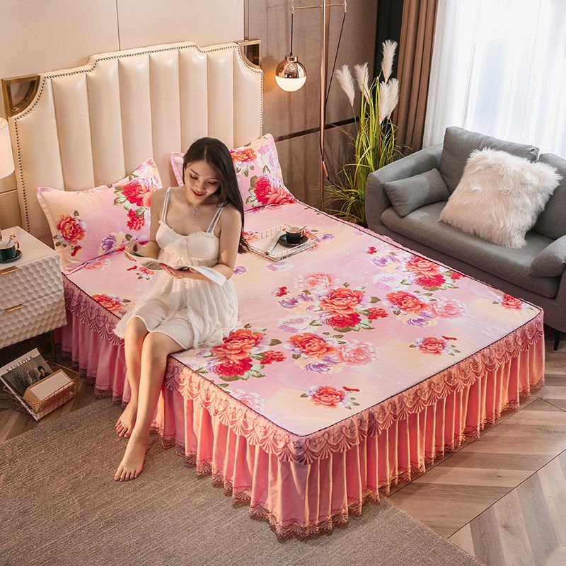 Anti-Dust Non-Slip Bed Sheet Protector Set - Multiple Styles & Sizes