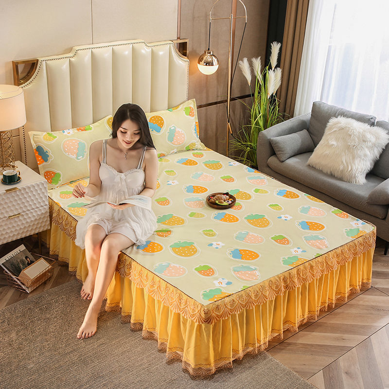 Anti-Dust Non-Slip Bed Sheet Protector Set - Multiple Styles & Sizes