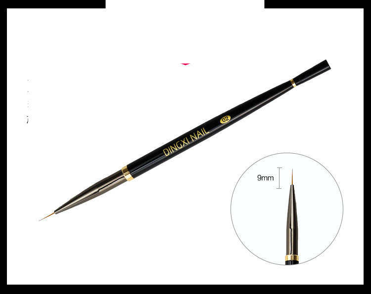Japanese Nail Brush Set with Various Styles - Nail Art & Beauty Tools