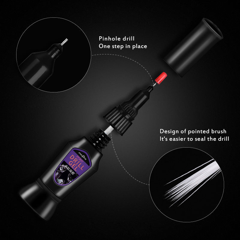 Nail Art Rhinestone Glue - Black