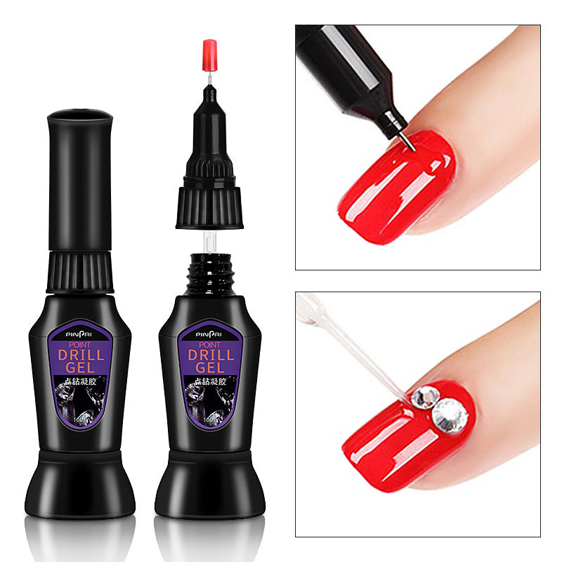 Nail Art Rhinestone Glue - Black