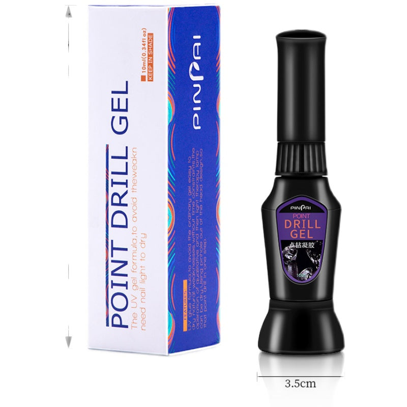 Nail Art Rhinestone Glue - Black