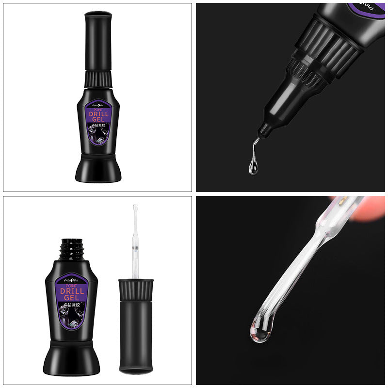 Nail Art Rhinestone Glue - Black