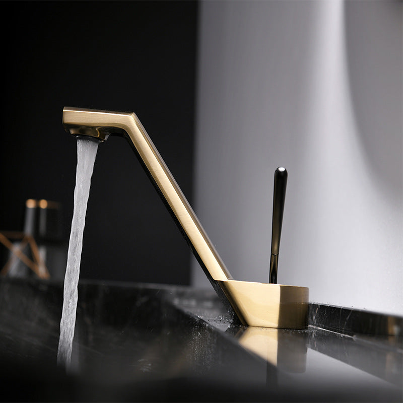 All-Copper Hotel Undercounter Washbasin Faucet with Modern Style