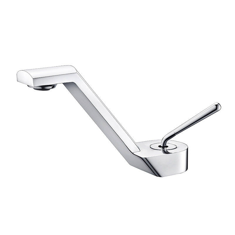 All-Copper Hotel Undercounter Washbasin Faucet with Modern Style