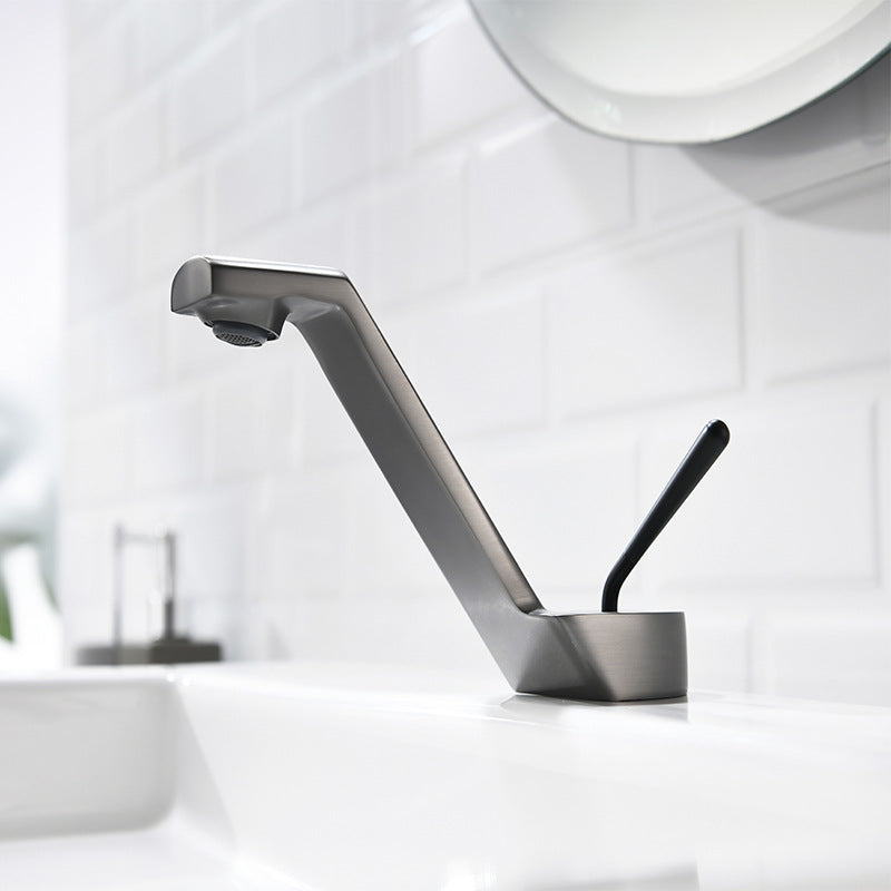 All-Copper Hotel Undercounter Washbasin Faucet with Modern Style