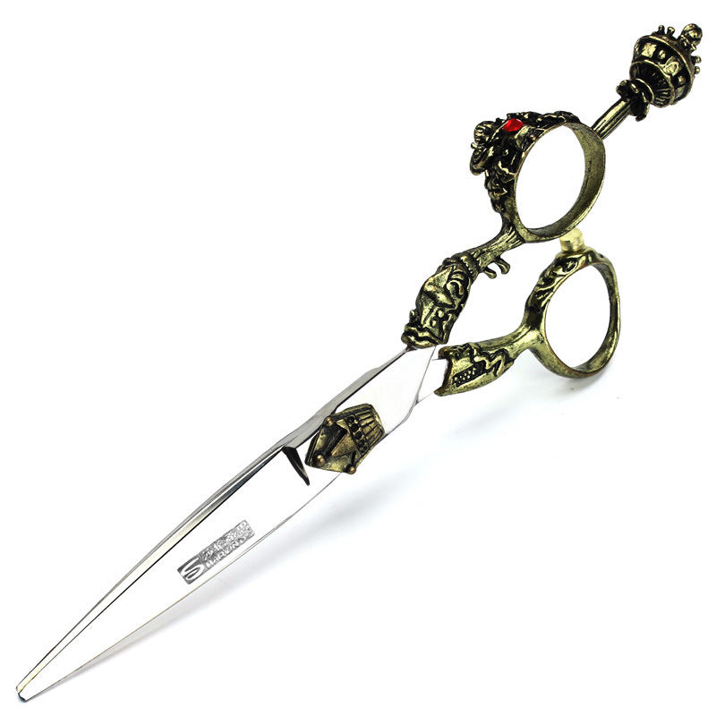 Professional Hair Thinning Scissors 6 Inch Flat Cut