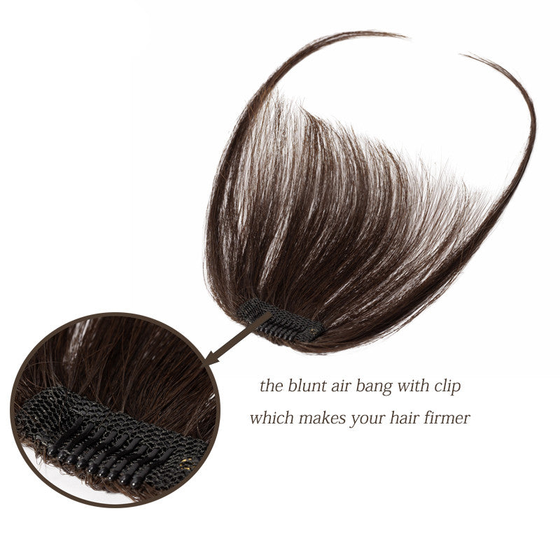 Fake Hand-Knitted Bangs for Natural Face Repair - Hair Extensions