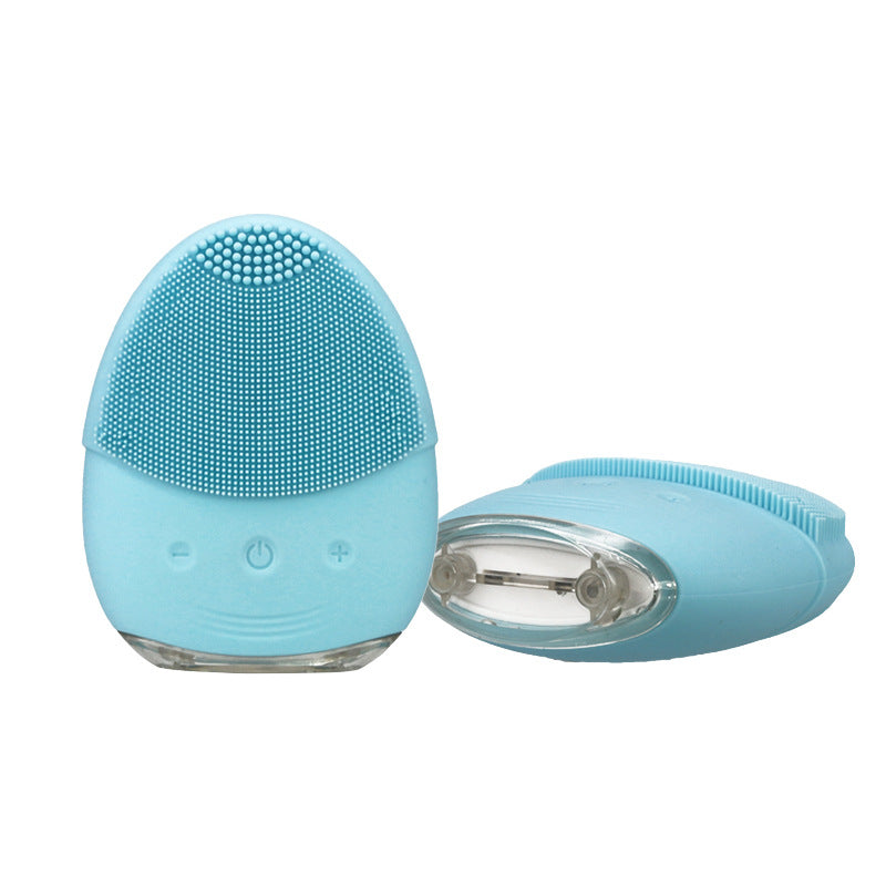 Silicone Wireless Facial Cleansing Brush with Ultrasound - Multiple Colors