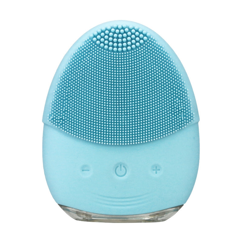 Silicone Wireless Facial Cleansing Brush with Ultrasound - Multiple Colors