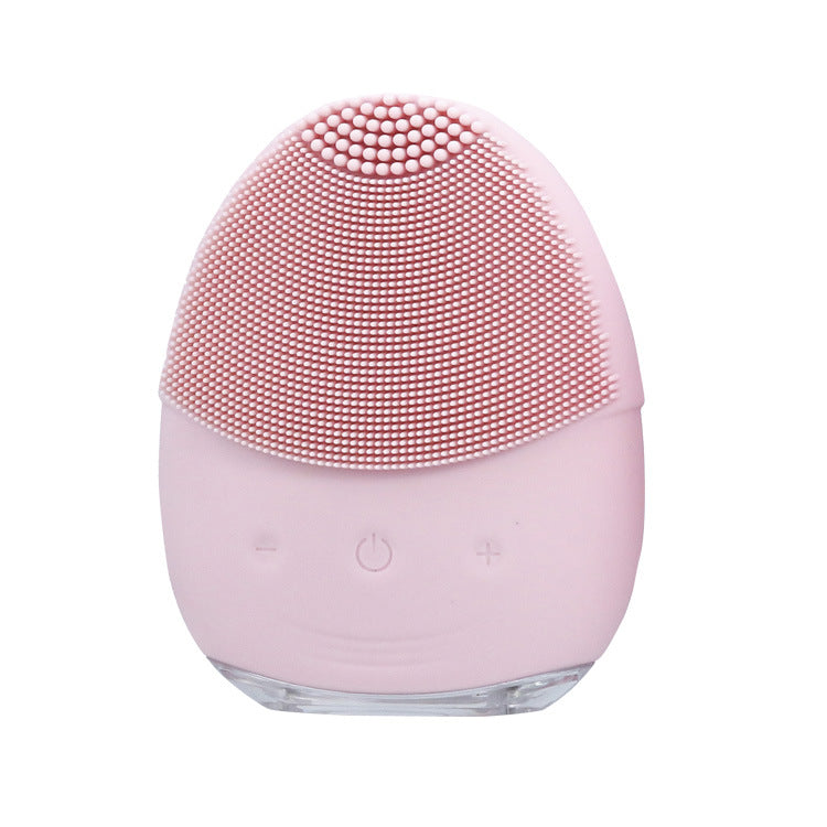 Silicone Wireless Facial Cleansing Brush with Ultrasound - Multiple Colors
