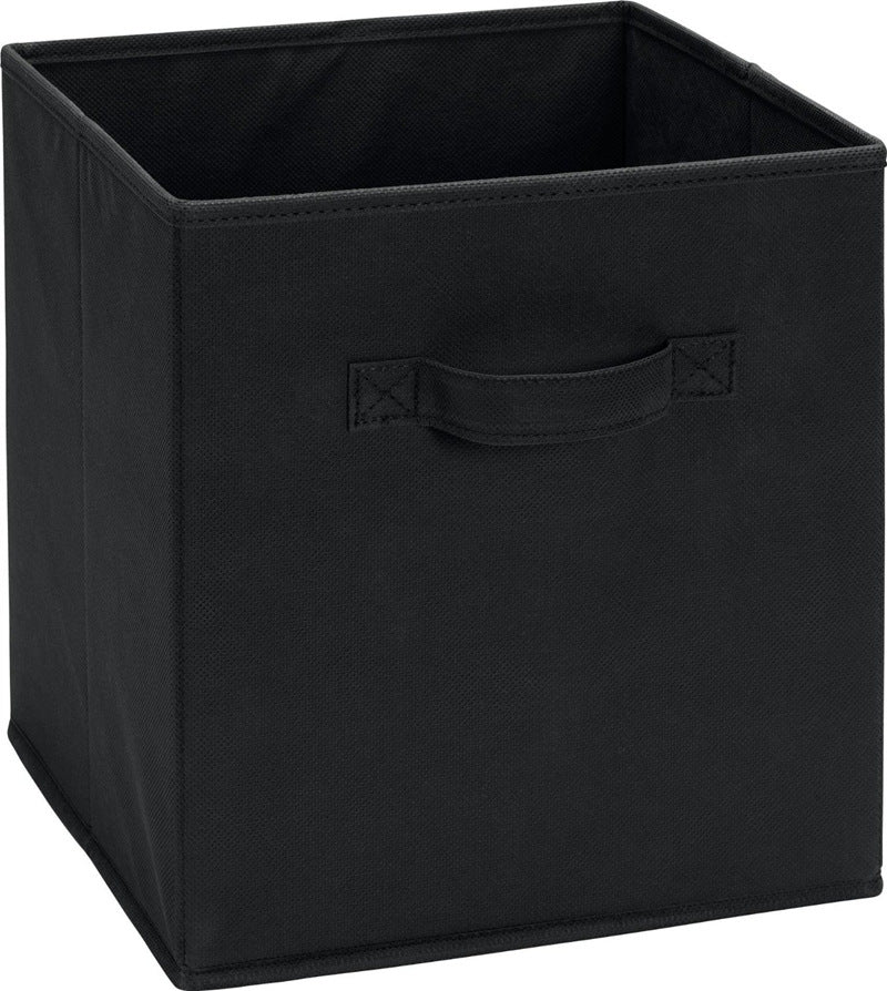 Multi-Color Fabric Storage Box with Lid – 27x27x28cm Wardrobe & Toy Organizer